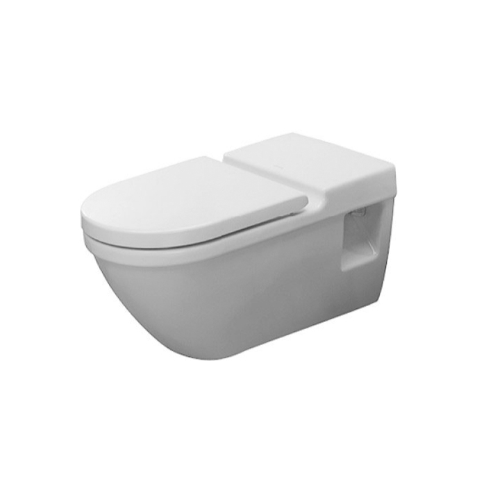 Фото Унитаз подвесной Duravit Starck 3 2203090000, без сиденья, белый глянцевый