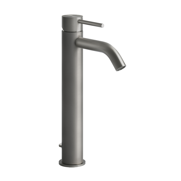 Фото Смеситель Gessi Gessi316 54004#239 для раковины с донным клапаном, нержавеющая сталь браш