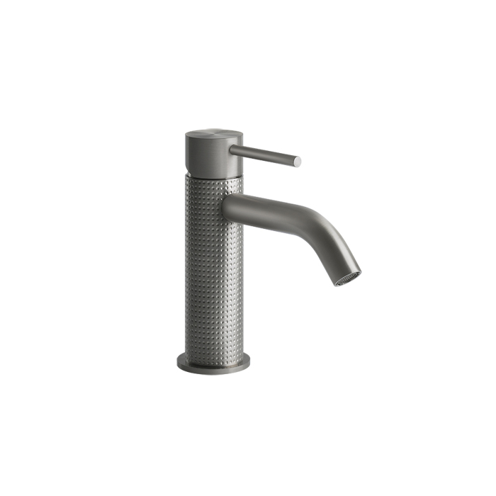 Фото Смеситель Gessi Gessi316 54402#239 для раковины, нержавеющая сталь браш