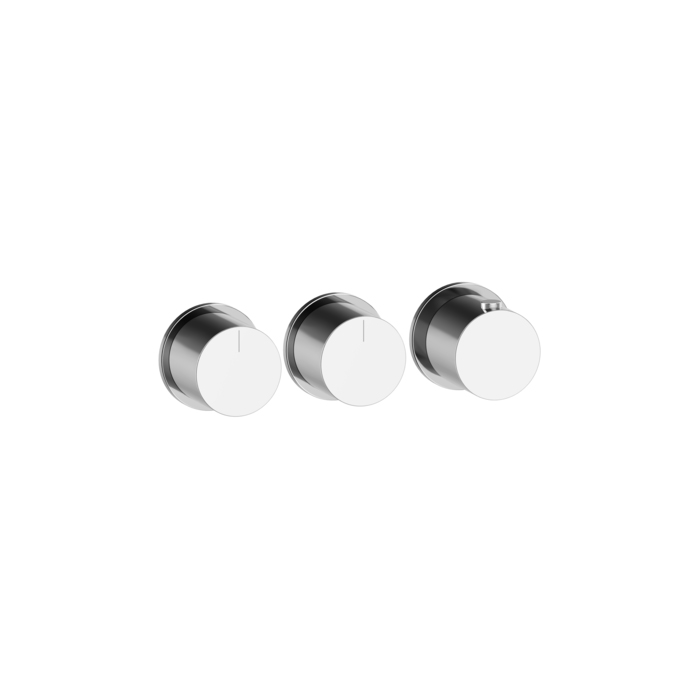 Фото Смеситель Gessi Habito 63434#031 для душа термостат с переключателем на 2 потока, хром