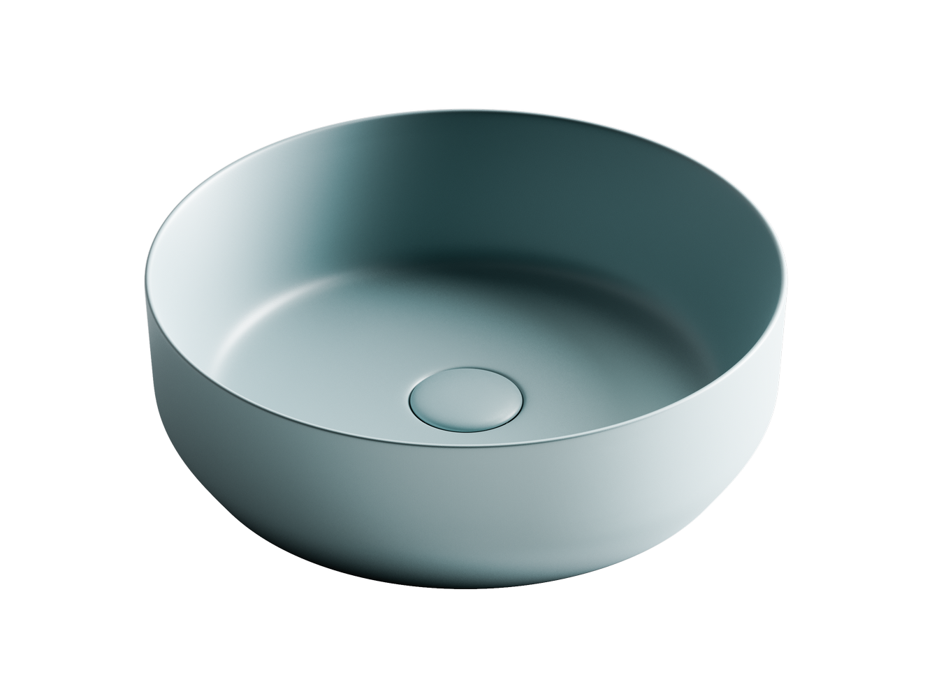 Фото Раковина Ceramicanova Element CN6022MLG накладная 39 × 39 × 12 см, зеленый матовый