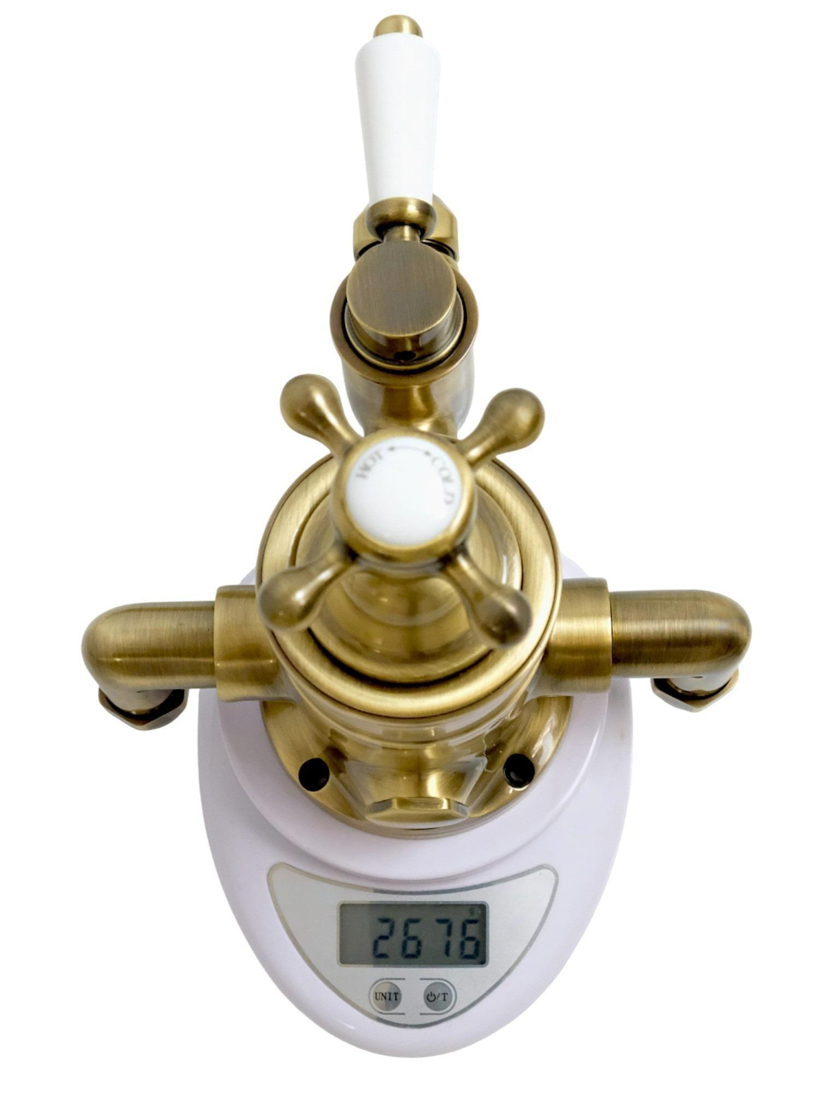 Фото Душевая стойка Migliore King 32879 с термостатом, бронза