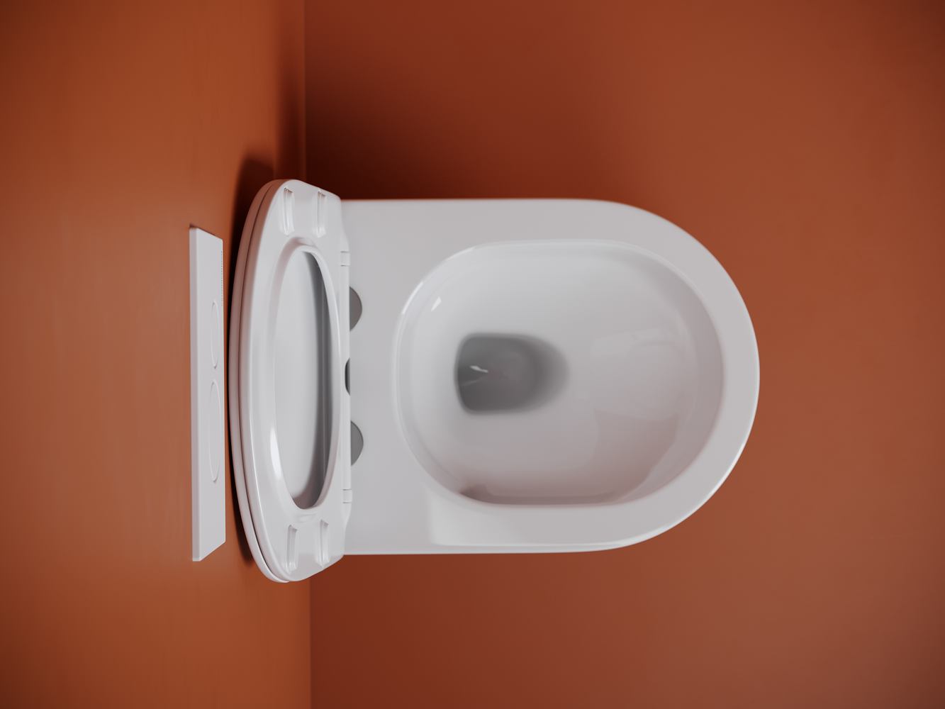 Фото Унитаз Ceramicanova Uno CN11001T с сиденьем подвесной, белый глянцевый