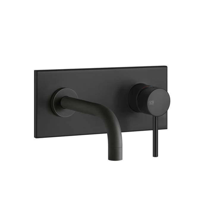 Фото Смеситель Gessi Via tortona 44823#299 для раковины, черный матовый