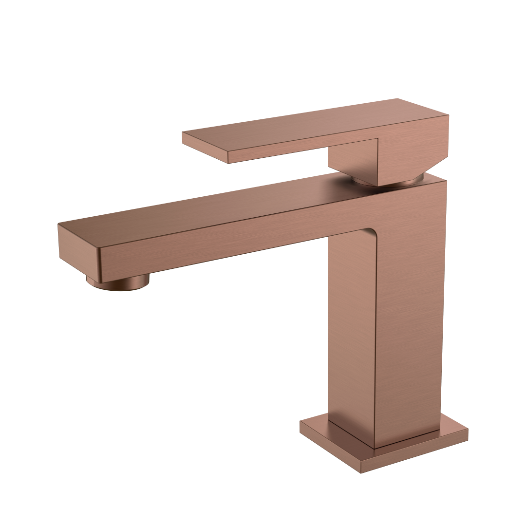 Фото Смеситель для раковины Boheme Qubic 471-BRB бронза браш