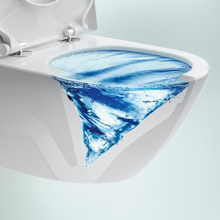 Фото Унитаз подвесной Villeroy & Boch Subway 3.0 4670TSR1, безободковый, с сиденьем с микролифтом, белый глянцевый