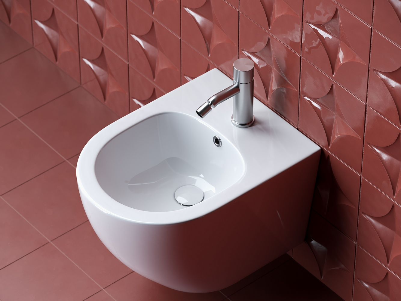 Фото Биде Ceramicanova Forma CN3010 подвесное, белый глянцевый