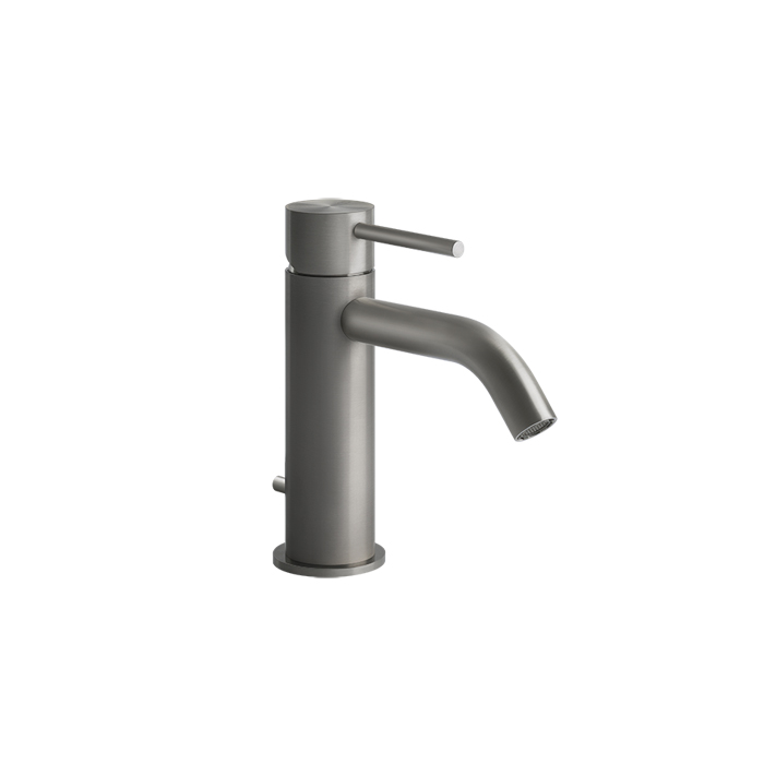 Фото Смеситель Gessi Gessi316 54001#239 для раковины с донным клапаном, нержавеющая сталь браш