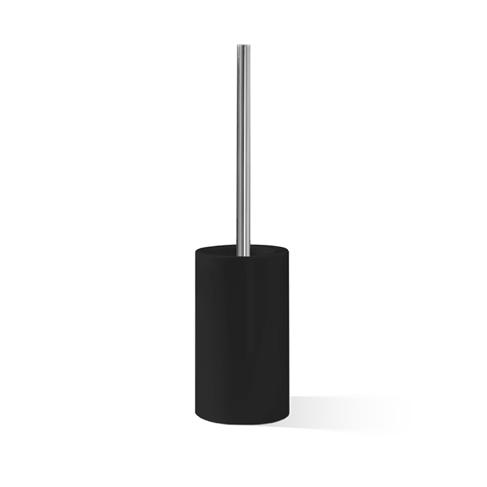 Фото Ершик Decor Walther Porzellan 0826053 напольный, черный матовый/сталь матовая