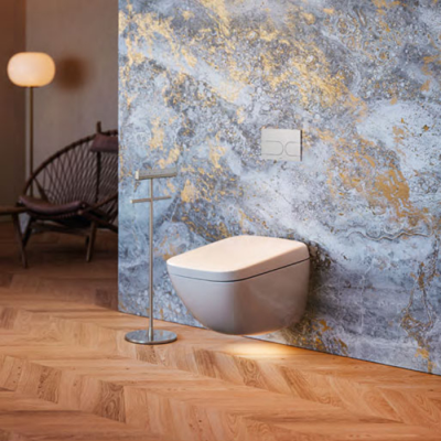 Фото Унитаз подвесной TOTO Neorest WX2 WASHLET CW928PZY с сиденьем, инсталляцией и клавишей смыва