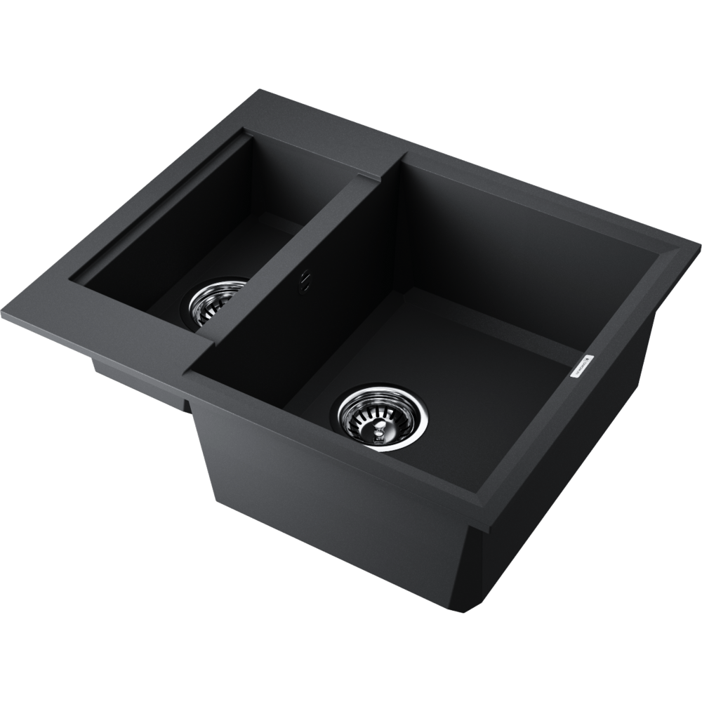 Фото Кухонная мойка Omoikiri Sakaime 60-2-BL 4993908 черный
