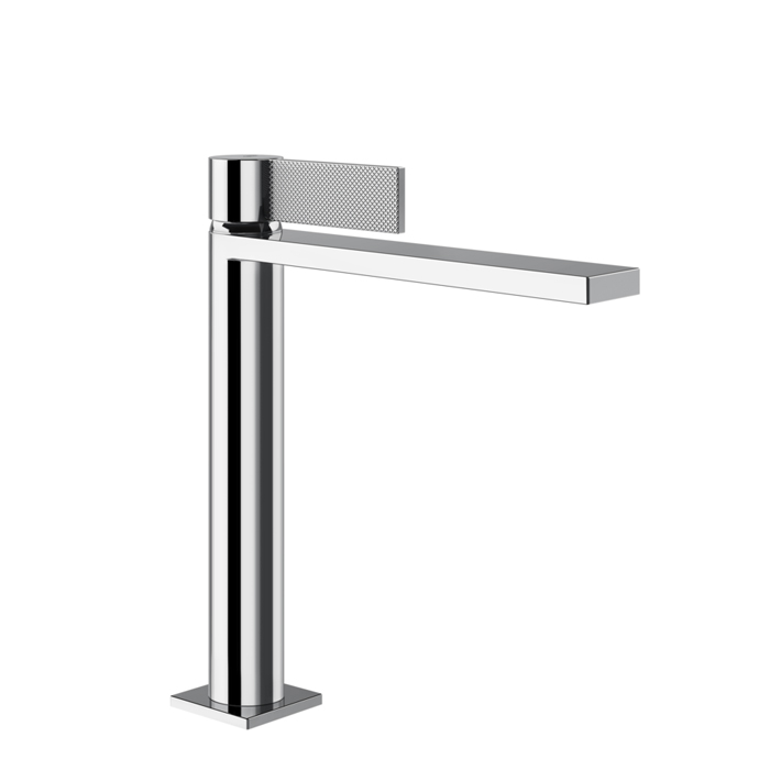 Фото Смеситель Gessi Inverso Diamantato 73655#031 для раковины с донным клапаном, хром