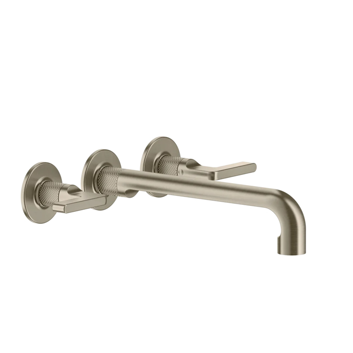 Фото Смеситель Gessi Inciso 58092#149 для раковины с изливом, никель браш