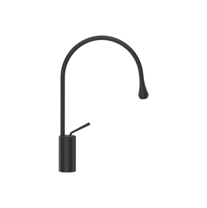 Фото Смеситель Gessi Goccia 33605#299 для раковины, черный матовый