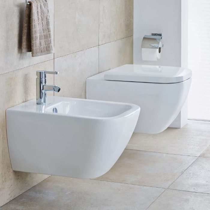 Фото Унитаз подвесной Duravit Happy D.2 2221092000, без сиденья, белый глянцевый
