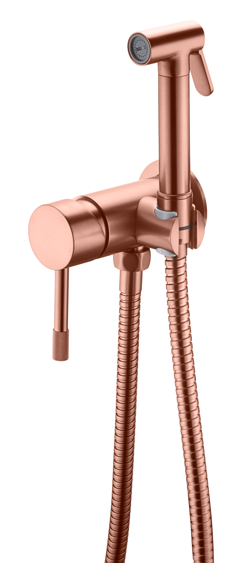 Фото Гигиенический душ Boheme Uno 467-CB со смесителем медь браш