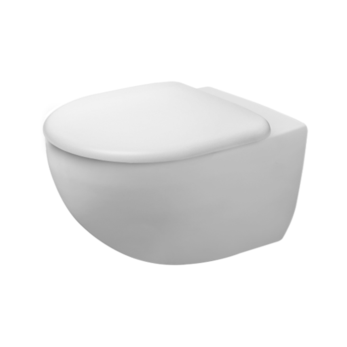 Фото Унитаз подвесной Duravit Architec 2572092000, безободковый, без сиденья, белый глянцевый
