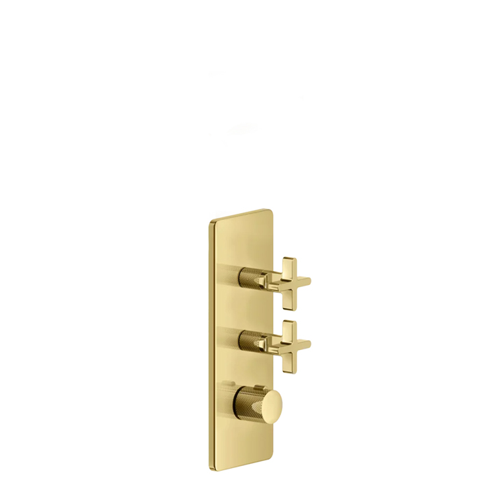 Фото Смеситель Gessi Inciso 58224#246 для душа термостат, золото глянец pvd