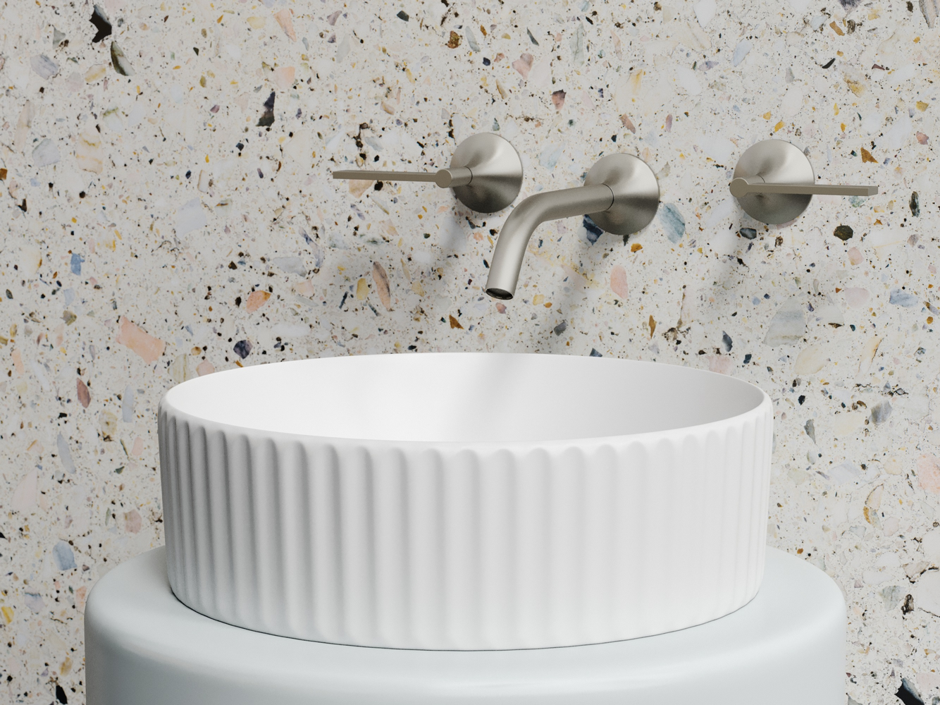 Фото Раковина Ceramicanova Element CN6057MW накладная 36 × 36 × 11,5 см, белый матовый