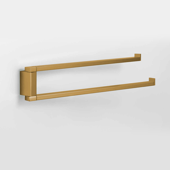 Фото Полотенцедержатель Colombo MiniQ B5012.OM подвесной золото матовое L 33 см