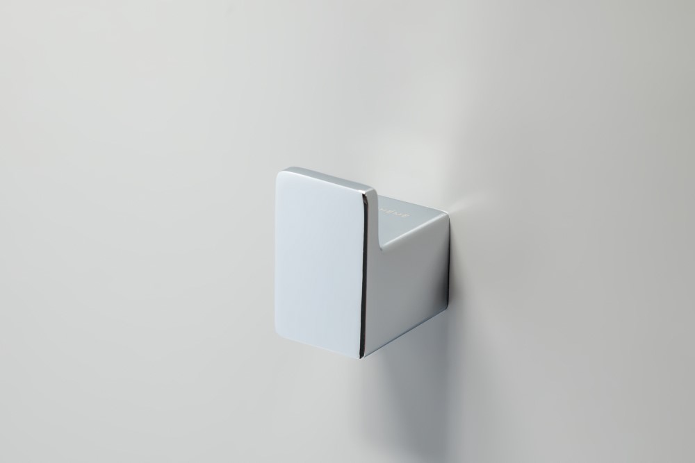 Фото Крючок для полотенец Boheme Qubic 10726-CR, глянцевый хром