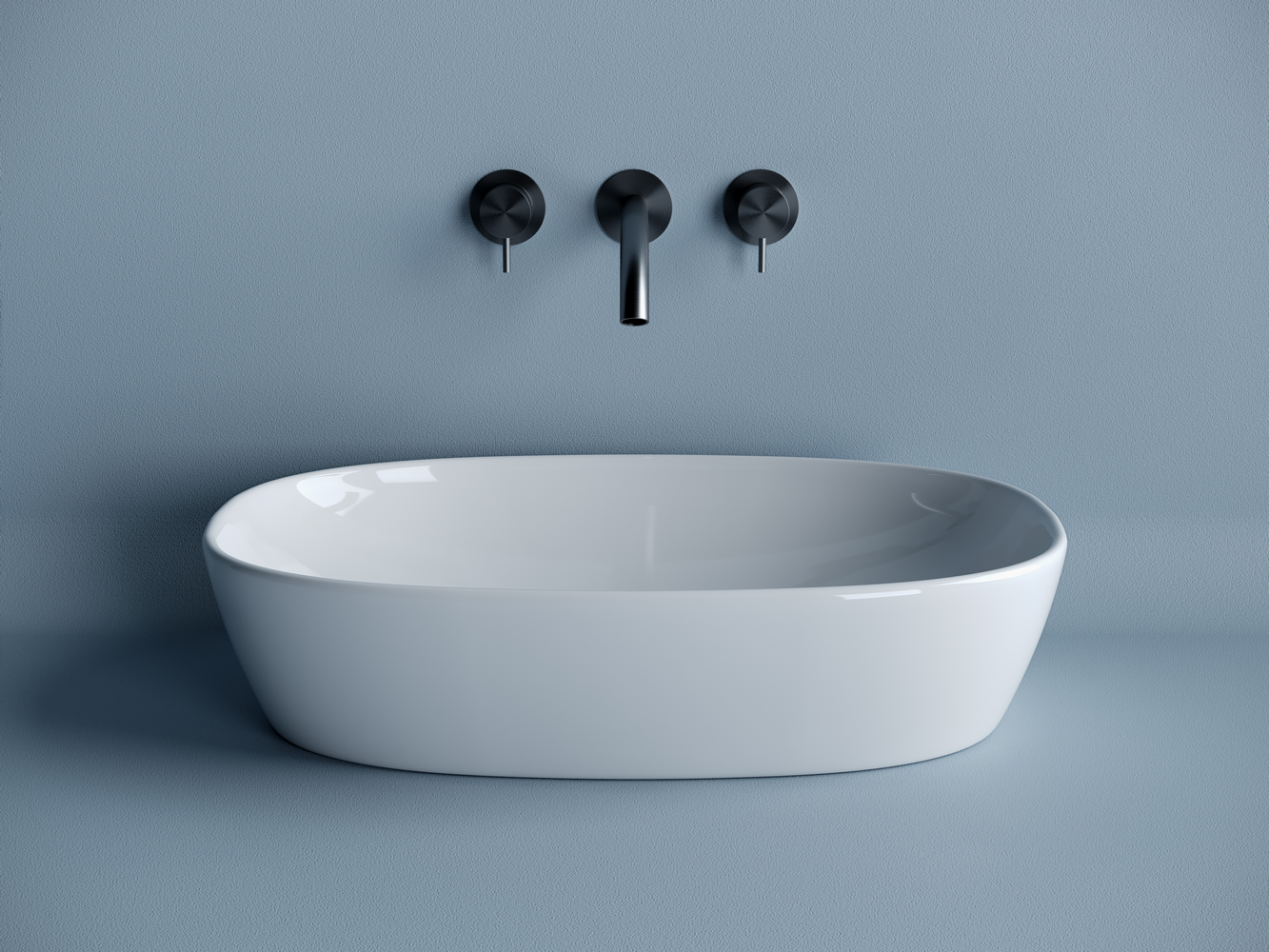 Фото Раковина Ceramicanova Element CN5039 накладная 60 × 38 × 13 см, белый глянцевый