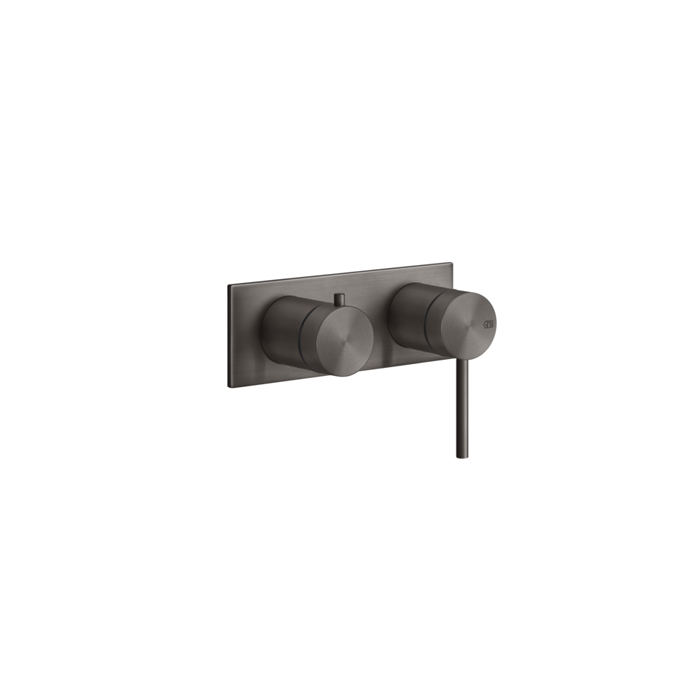 Фото Смеситель Gessi Gessi316 54079#707 для душа, черный хром браш pvd