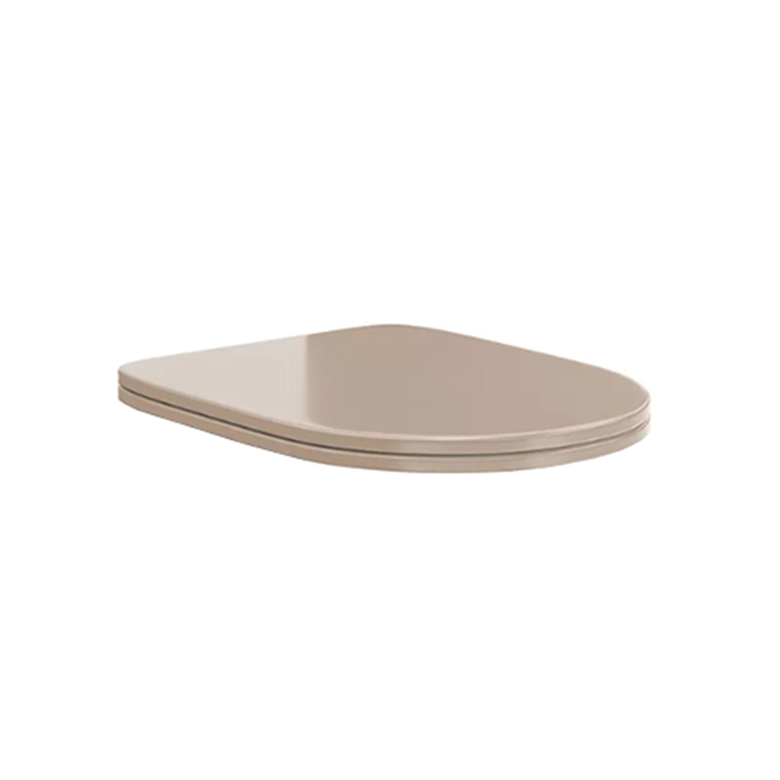 Фото Крышка-сиденье  Kerama Marazzi Pompei PO.seat.01\CAM бежевая глянцевая