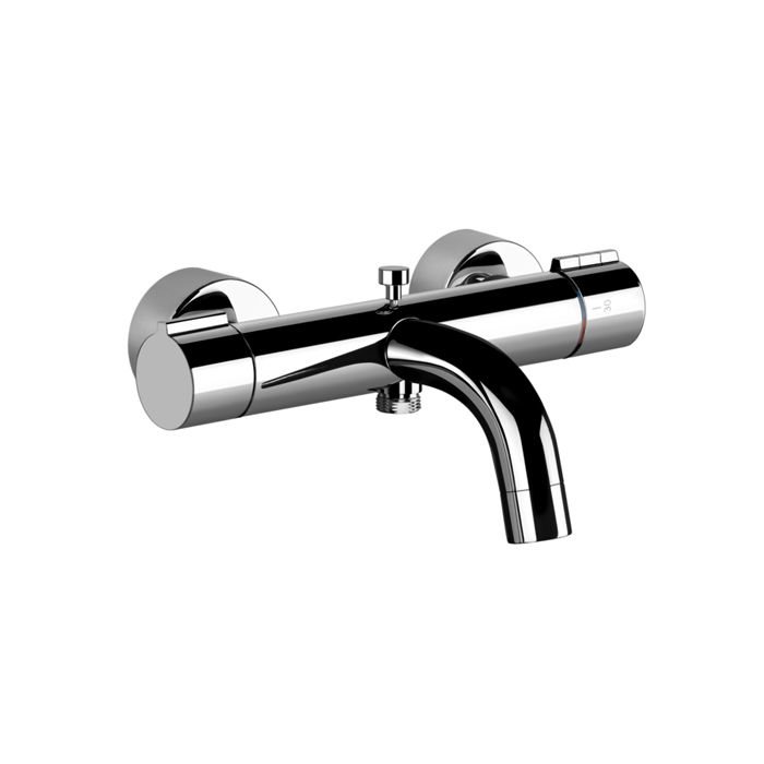 Фото Смеситель Gessi Via tortona 18711#031 для ванны с душем термостат, хром