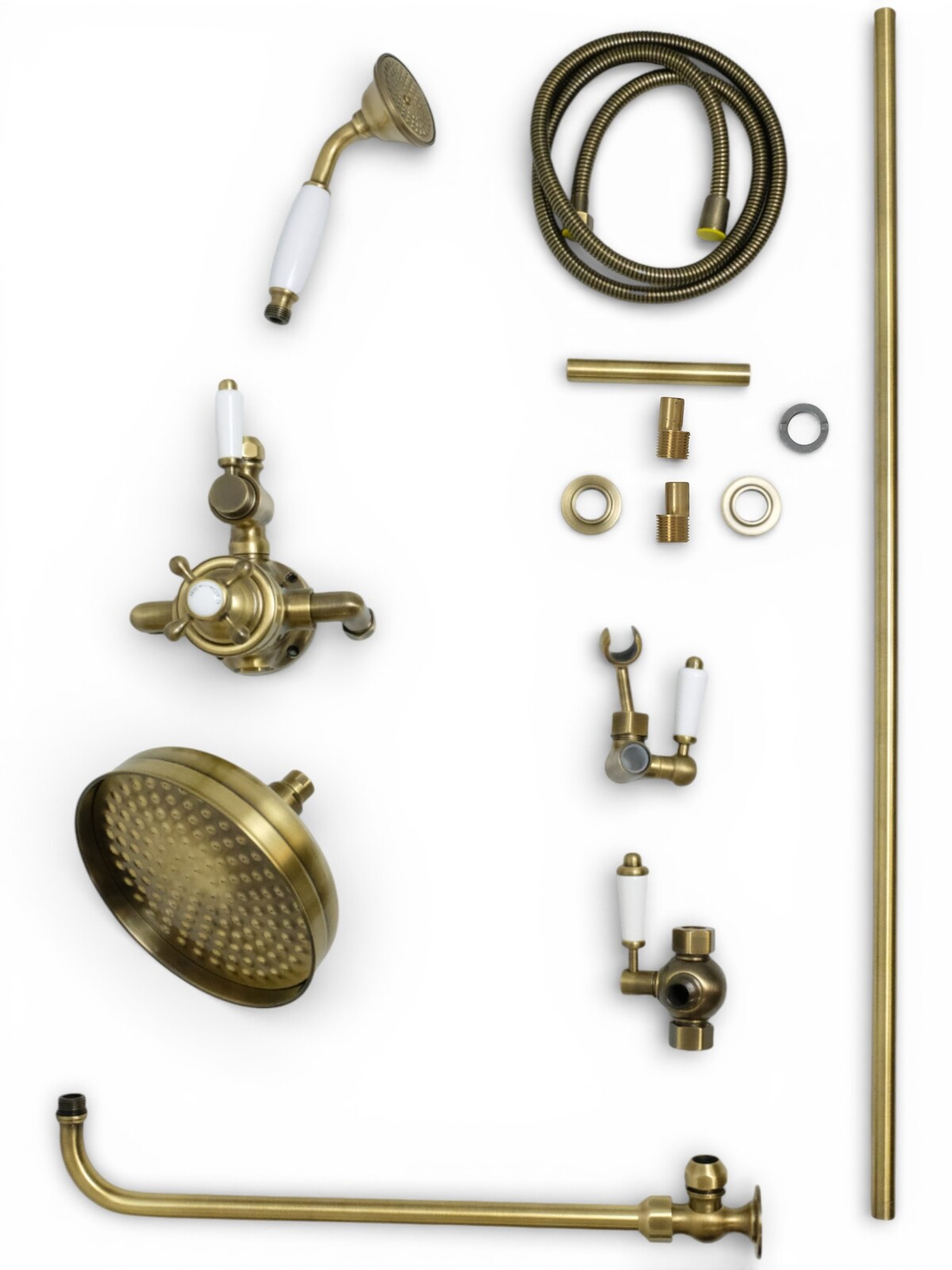 Фото Душевая стойка Migliore King 32879 с термостатом, бронза