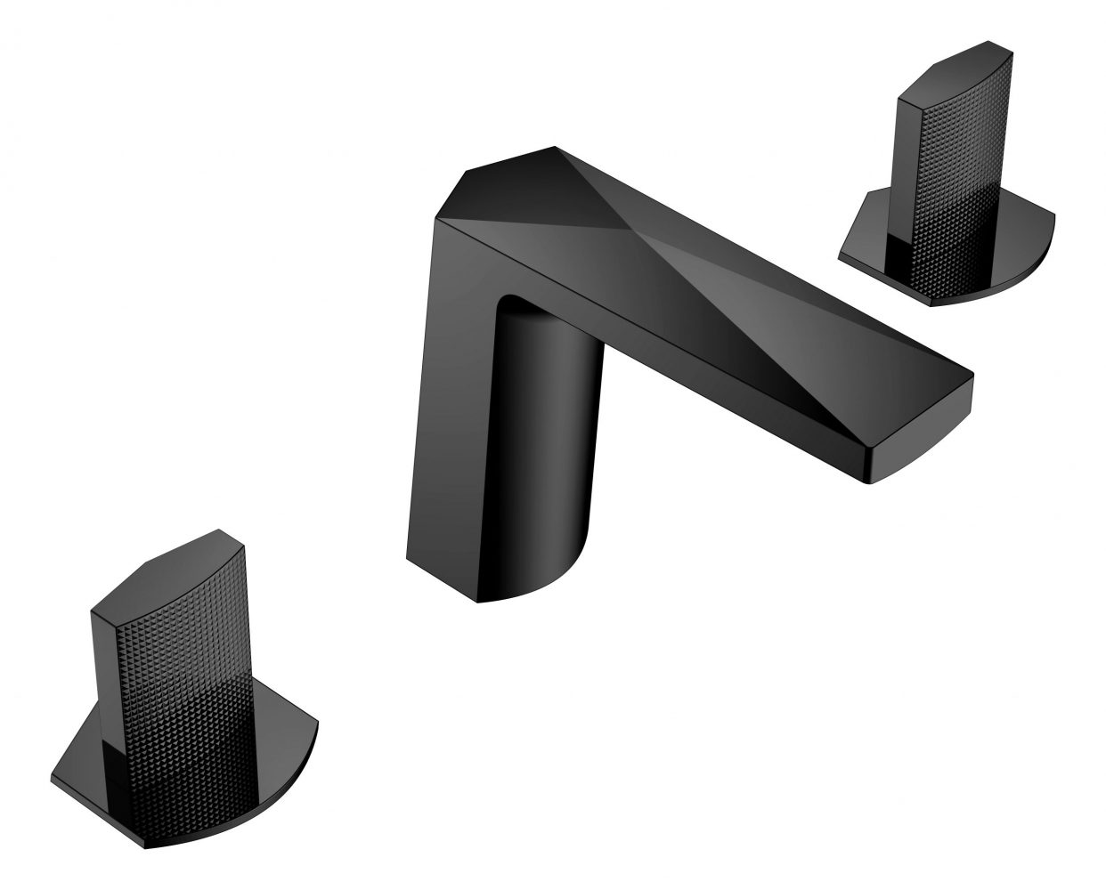 Фото Смеситель для раковины Boheme Venturo 150-B-TOUCH черный матовый