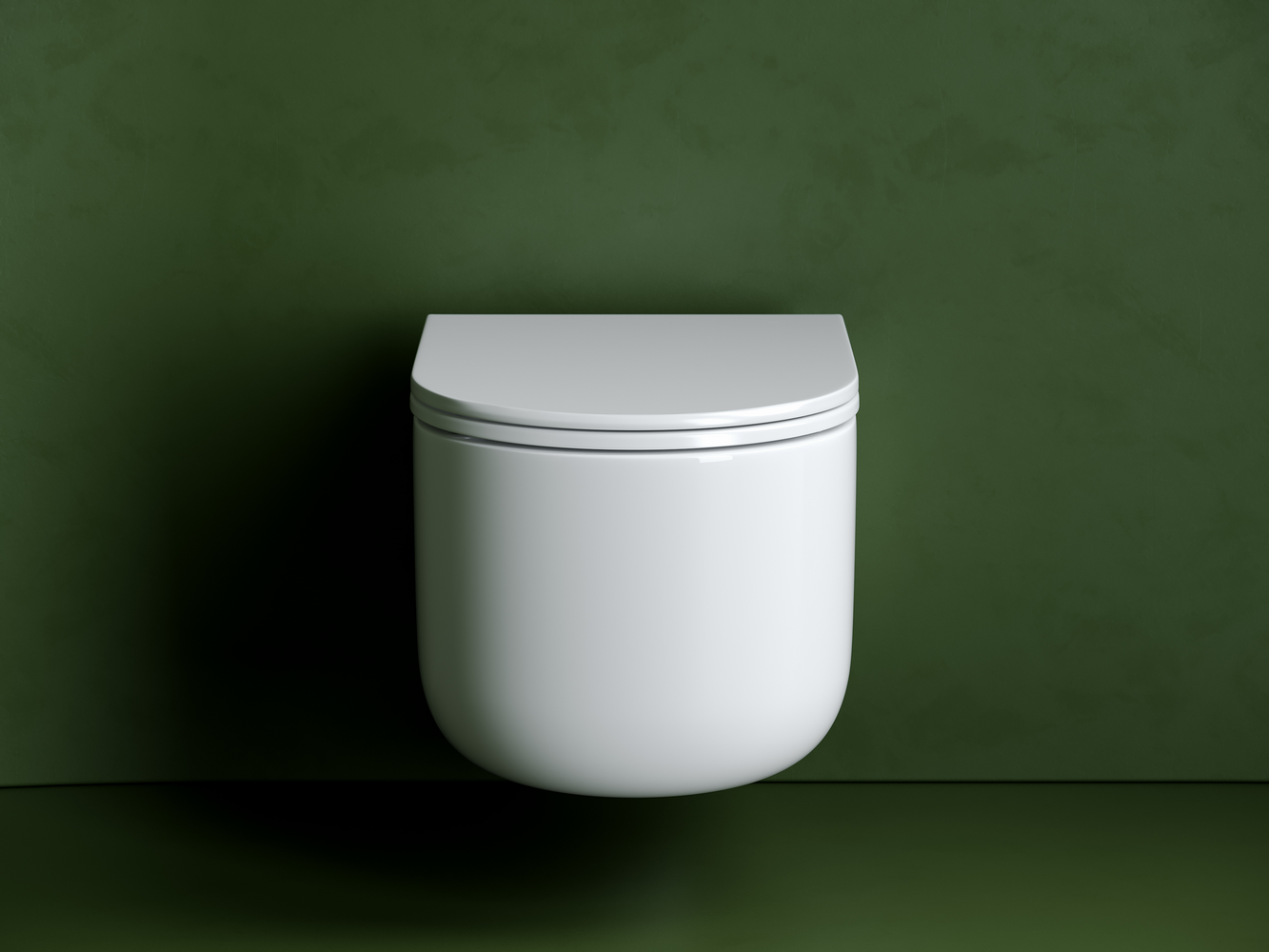 Фото Унитаз Ceramicanova Ulma CN4006T с сиденьем подвесной, белый глянцевый