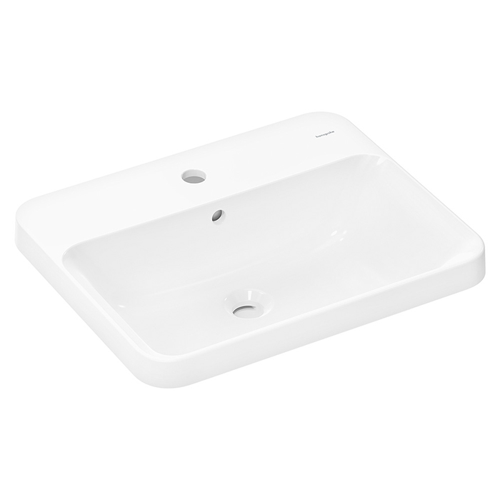 Фото Раковина Hansgrohe Xuniva 60162450 встраиваемая 45 см, цвет белый