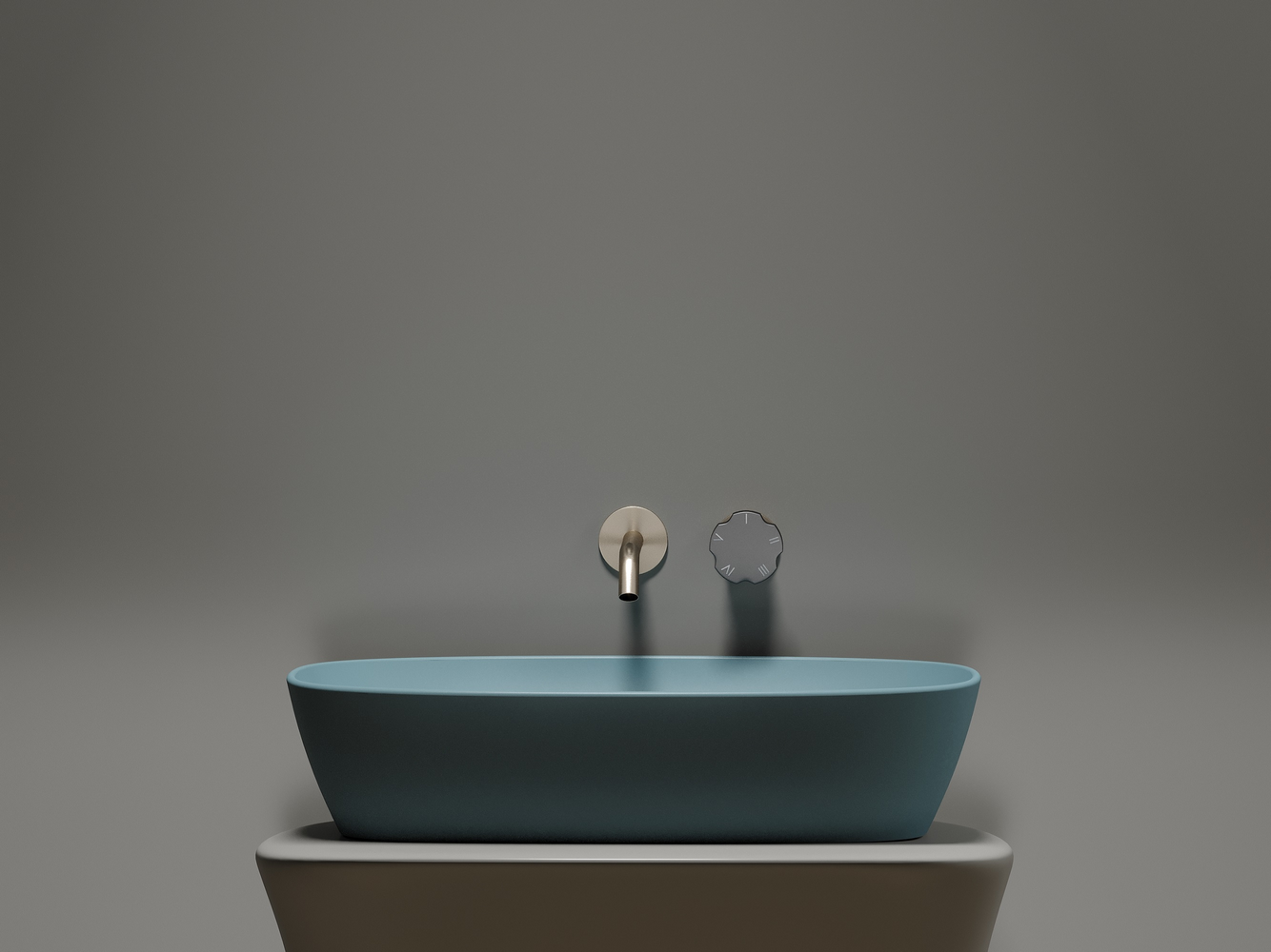 Фото Раковина Ceramicanova Element CN6049MLG накладная 61 × 38,5 × 14 см, зеленый матовый