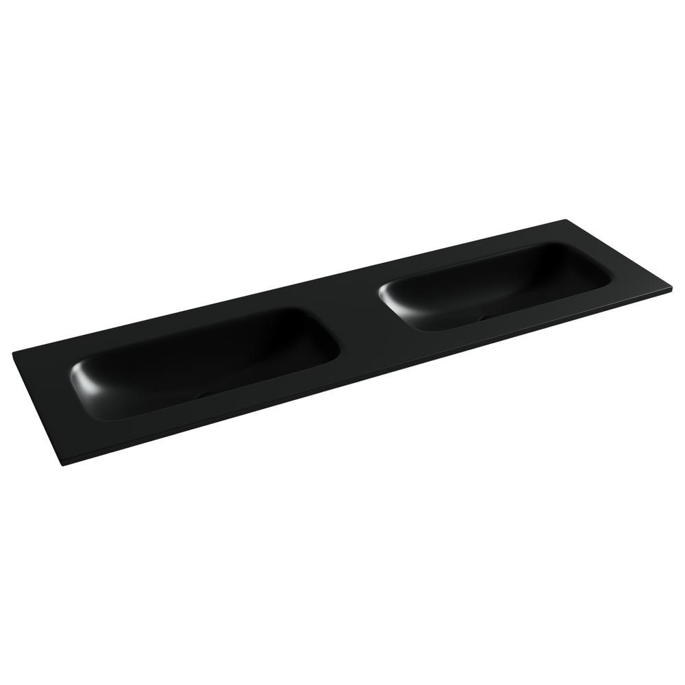 Фото Раковина Ceramicanova Grace CN7023MBwx мебельная 161 × 45,7 × 13,7 см, черный матовый
