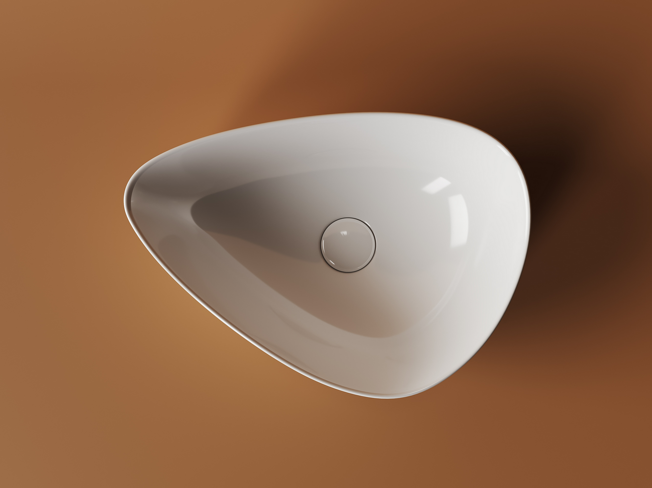 Фото Раковина Ceramicanova Element CN5026 накладная 45,5 × 32 × 15,5 см, белый глянцевый