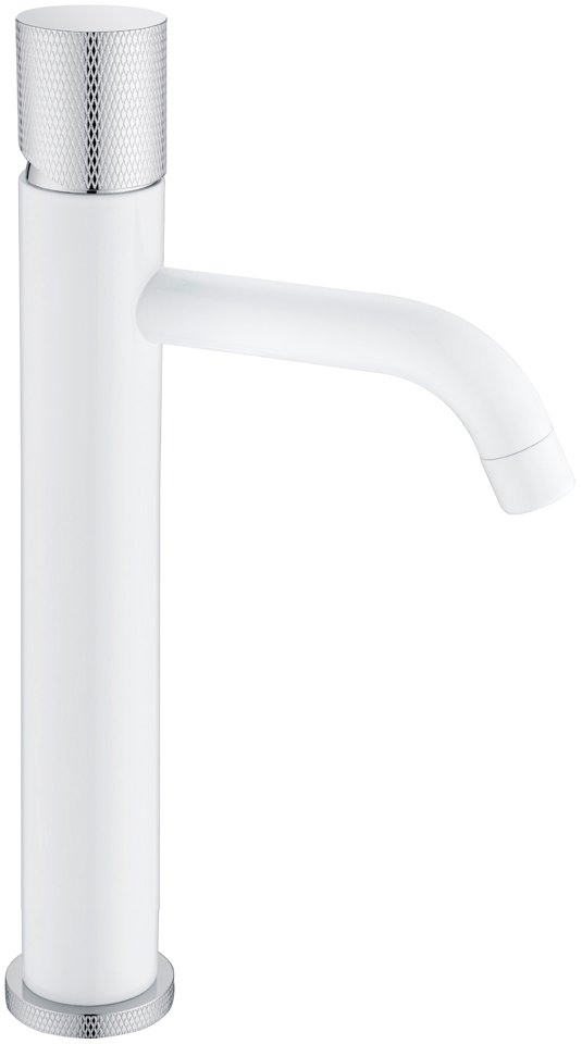 Фото Смеситель для раковины Boheme Stick 122-WCR.2белый/хром