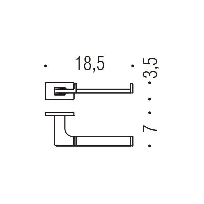 Фото Держатель туалетной бумаги Colombo Look B1608.GL графит глянец