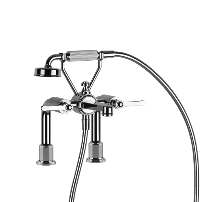 Фото Смеситель Gessi Venti20 65115#031 на борт ванны, хром