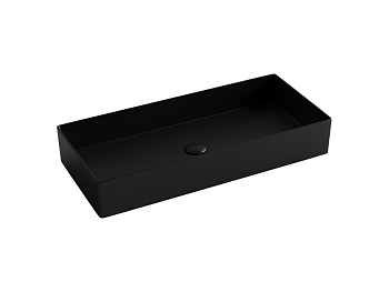 Фото Раковина Ceramicanova Element CN6072MB накладная 80,1 × 36,1 × 13 см, черный матовый