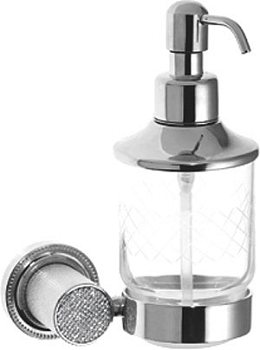 Фото Дозатор жидкого мыла Boheme Royal Cristal 10932-CR подвесной хром