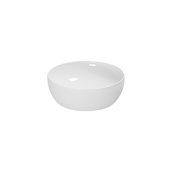 Фото Раковина Azzurra Elegance ELLA040140C0BI/(ECI40 bi)*0 накладная 40 см, цвет Bianco lucido