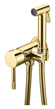 Фото Гигиенический душ Boheme Uno 467-G со смесителем золото глянец