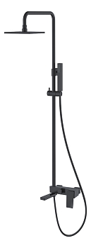 Фото Душевая стойка Boheme Q 148-BB.2 черный матовый