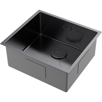 Фото Кухонная мойка Omoikiri Taki 49-U/IF-GM 4973524 вороненая сталь