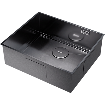 Фото Кухонная мойка Omoikiri Kasen 53-26-INT-GM 4993496 вороненая сталь