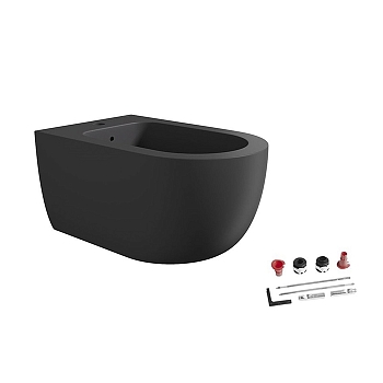 Фото Биде подвесное Alice Unica 32250108SET черный матовый