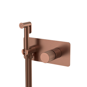 Фото Гигиенический душ Boheme Stick 127-BRB.3 со смесителем брашированная бронза