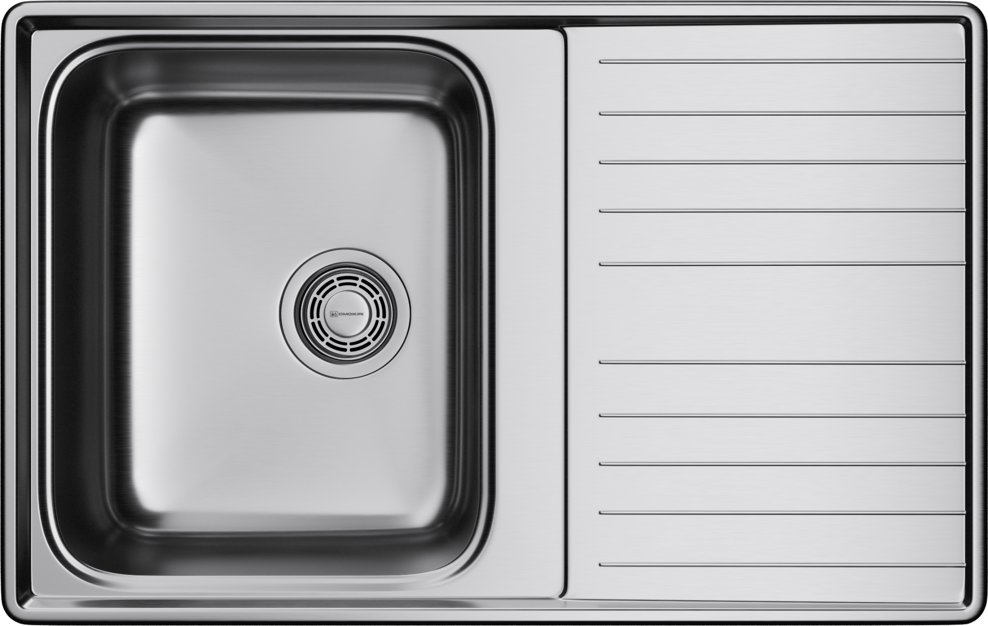 Фото Кухонная мойка Omoikiri Sagami 79-IN 4993735 нержавеющая сталь
