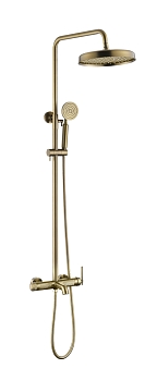 Фото Душевая стойка Boheme Eterna 178-MG золото матовое